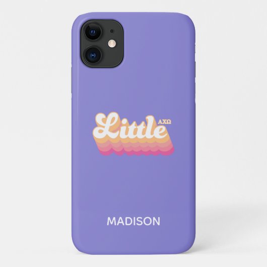 Coques Case-Mate iPhone Alpha Chi Omega | Petite (Dos)