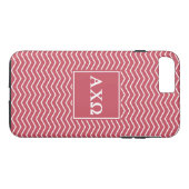 Coques Case-Mate iPhone Alpha motif d'Omega | Chevron de Chi (Dos (Horizontal))