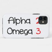 Coques Case-Mate iPhone alpha omega (Dos (Horizontal))