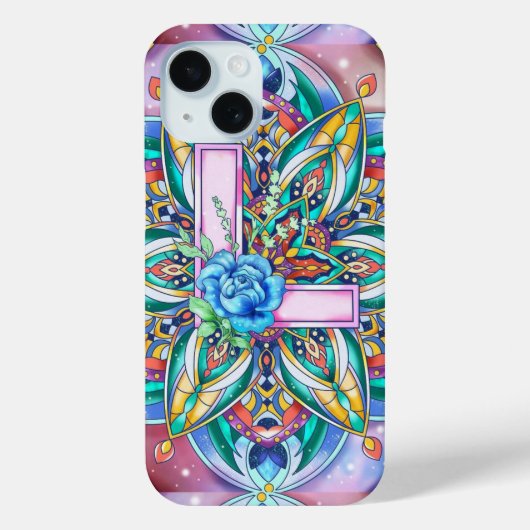 Coques Case-Mate iPhone Alphabet L mandala (Verso)