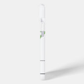 Coques Case-Mate iPhone Alphabet lettre W, aquarelle Lavender Dragonfly (Verso / Gauche)