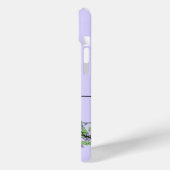 Coques Case-Mate iPhone alphabet monogramme A Lavender Eucalyptus Dragonfl (Verso / Gauche)