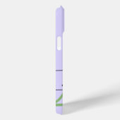 Coques Case-Mate iPhone alphabet monogramme A Lavender Eucalyptus Dragonfl (Verso / Droite)