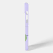 Coques Case-Mate iPhone alphabet monogramme B Lavender Eucalyptus Dragonfl (Verso / Gauche)