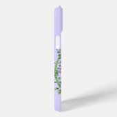 Coques Case-Mate iPhone alphabet monogramme O Lavender Eucalyptus Dragonfl (Verso / Droite)