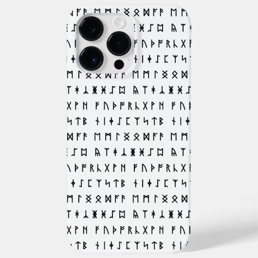 Coques Case-Mate iPhone Alphabet Runique [Futhorc] (Verso)