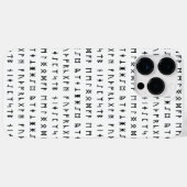 Coques Case-Mate iPhone Alphabet Runique [Futhorc] (Verso (horizontal))