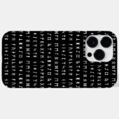 Coques Case-Mate iPhone Alphabet Runique [Futhorc] (Verso (horizontal))