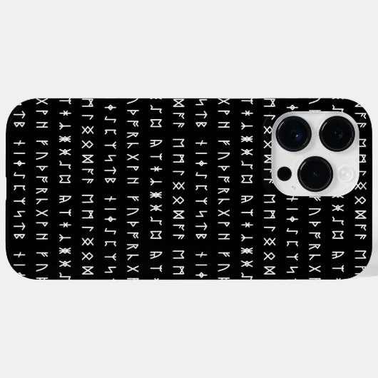 Coques Case-Mate iPhone Alphabet Runique [Futhorc] (Verso (horizontal))