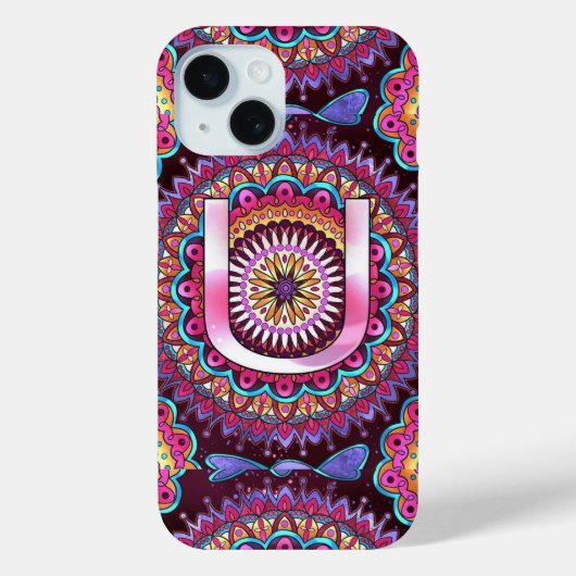 Coques Case-Mate iPhone Alphabet U (Verso)
