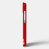 Coques Case-Mate iPhone Alphi Chi Omega White and Red Letters (Verso / Gauche)