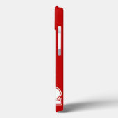 Coques Case-Mate iPhone Alphi Chi Omega White and Red Letters (Verso / Gauche)