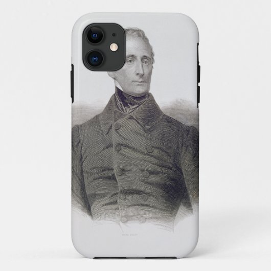 Coques Case-Mate iPhone Alphonse de Lamartine, gravé par Pierre Pelee (1 (Dos)
