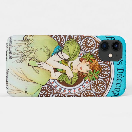 Coques Case-Mate iPhone Alphonse Mucha (Dos (Horizontal))