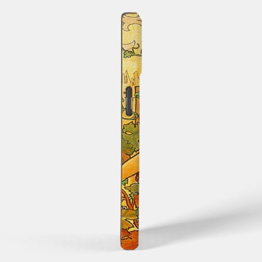 Coques Case-Mate iPhone Alphonse Mucha Art Nouveau Automne (Verso / Droite)