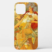 Coques Case-Mate iPhone Alphonse Mucha Art Nouveau Automne (Verso)