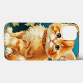 Coques Case-Mate iPhone Alphonse Mucha Art Nouveau Chat (Verso (horizontal))