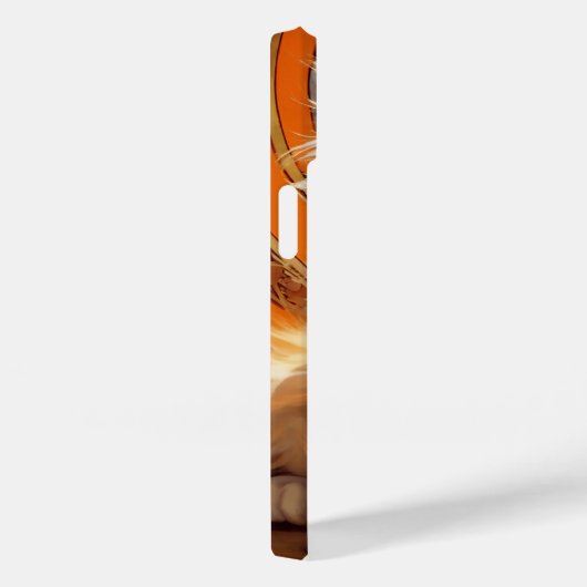 Coques Case-Mate iPhone Alphonse Mucha Art Nouveau Chat orange (Verso / Droite)