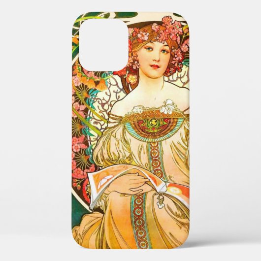Coques Case-Mate iPhone Alphonse Mucha Art Nouveau Daydream (Verso)