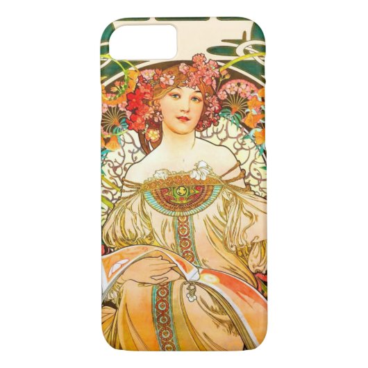 Coques Case-Mate iPhone Alphonse Mucha Art Nouveau Daydream (Dos)