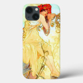 Coques Case-Mate iPhone Alphonse Mucha Art Nouveau Été (Verso)