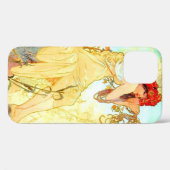 Coques Case-Mate iPhone Alphonse Mucha Art Nouveau Été (Verso (horizontal))