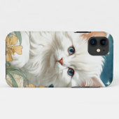 Coques Case-Mate iPhone Alphonse Mucha Art Nouveau Kitten (Dos (Horizontal))