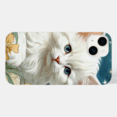 Coques Case-Mate iPhone Alphonse Mucha Art Nouveau Kitten (Verso (horizontal))