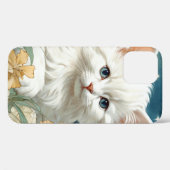 Coques Case-Mate iPhone Alphonse Mucha Art Nouveau Kitten (Verso (horizontal))