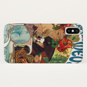 Coques Case-Mate iPhone Alphonse Mucha Bieres De La Meuse (Dos (Horizontal))
