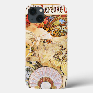 Etui iPhone 13 Alphonse Mucha Biscuits Lefevre-Utile