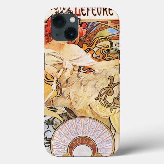 Coques Case-Mate iPhone Alphonse Mucha Biscuits Lefevre-Utile (Verso)