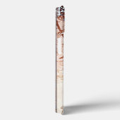 Coques Case-Mate iPhone Alphonse Mucha - Blanc d'hiver (Verso / Droite)