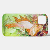 Coques Case-Mate iPhone Alphonse Mucha Girl in Garden (Verso (horizontal))