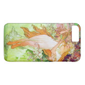 Coques Case-Mate iPhone Alphonse Mucha Girl in Garden (Dos (Horizontal))