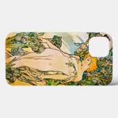 Coques Case-Mate iPhone Alphonse Mucha - Iris WB (Verso (horizontal))