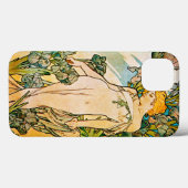 Coques Case-Mate iPhone Alphonse Mucha - Iris WB (Verso (horizontal))