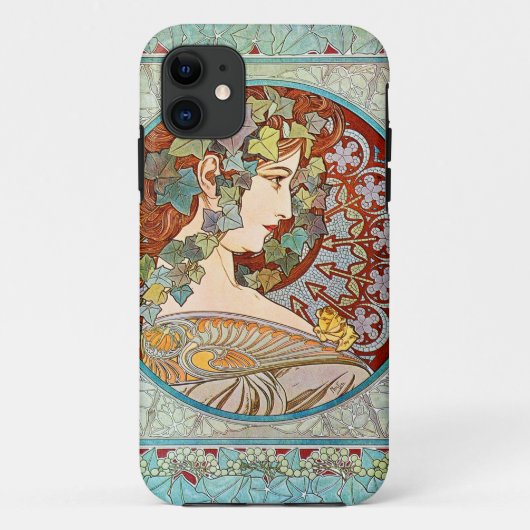 Coques Case-Mate iPhone Alphonse Mucha Ivy (Dos)
