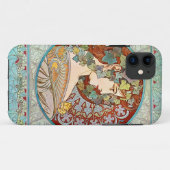 Coques Case-Mate iPhone Alphonse Mucha Ivy (Dos (Horizontal))