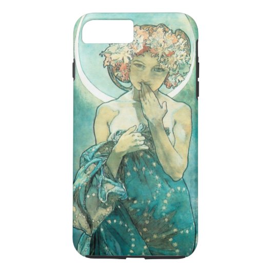 Coques Case-Mate iPhone Alphonse Mucha Lune Clair De Lune Art Nouveau (Dos)