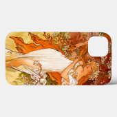 Coques Case-Mate iPhone Alphonse Mucha Printemps Art Nouveau (Verso (horizontal))