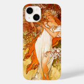 Coques Case-Mate iPhone Alphonse Mucha Printemps Art Nouveau (Verso)