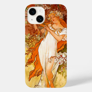 Coque Pour iPhone 14 Alphonse Mucha Printemps Art Nouveau