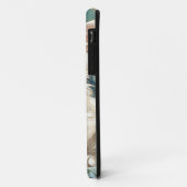 Coques Case-Mate iPhone Alphonse Mucha Style Chat blanc (Dos/Gauche)
