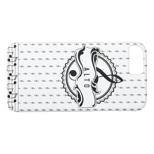 Coques Case-Mate iPhone Alto Singer Musical Note Téléphone Case (Dos (Horizontal))