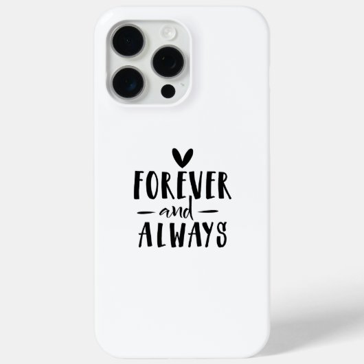 Coques Case-Mate iPhone Alwyas Et Pour Toujours (Verso)