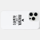 Coques Case-Mate iPhone Alwyas Et Pour Toujours (Verso (horizontal))