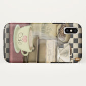 Coques Case-Mate iPhone Amant Café de café (Dos (Horizontal))