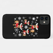 Coques Case-Mate iPhone Amant de Noël du Chihuahua (Dos (Horizontal))