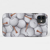 Coques Case-Mate iPhone Amants de golf (Dos (Horizontal))